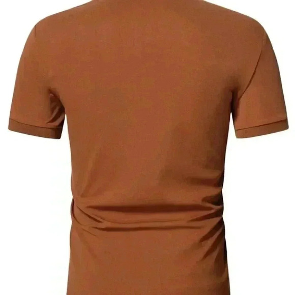 Brown Mens Polo Shirt - Picture 2 of 5